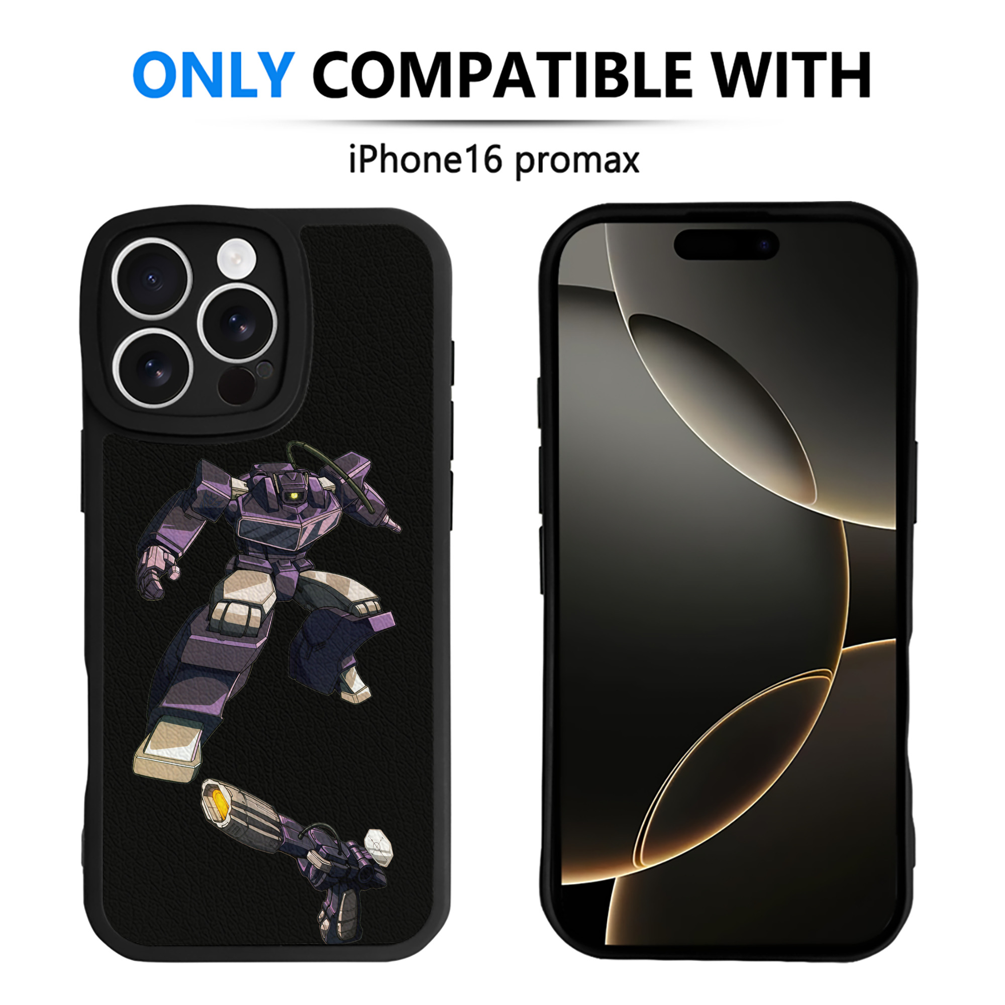 （画像用）  【iPhone 16シリーズ対応】シリコンスマホケース（レザー調） 材質：シリコン